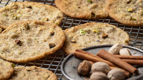 Galletas Otoñales De Pistacho